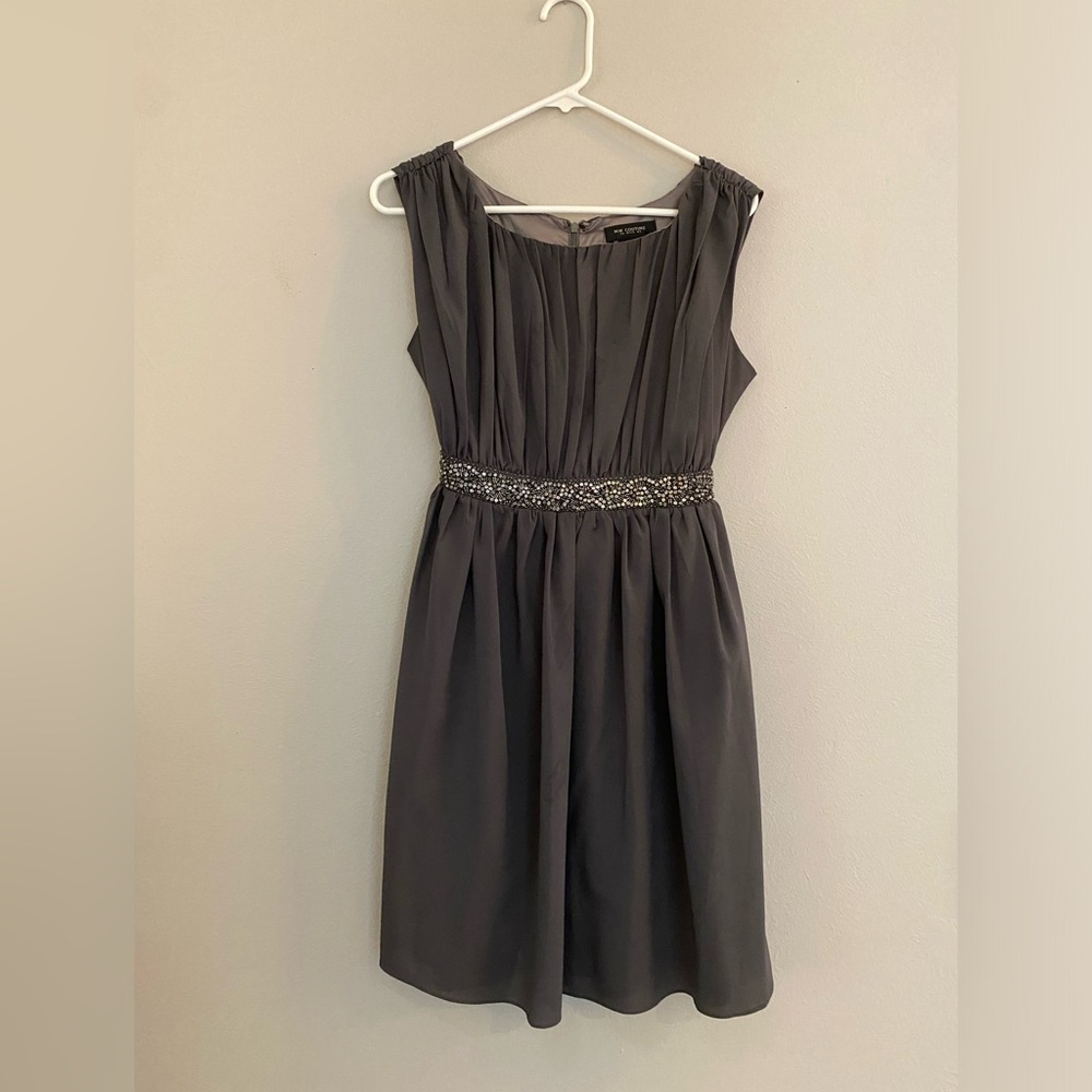 MM Couture dress with sparkly belt, medium